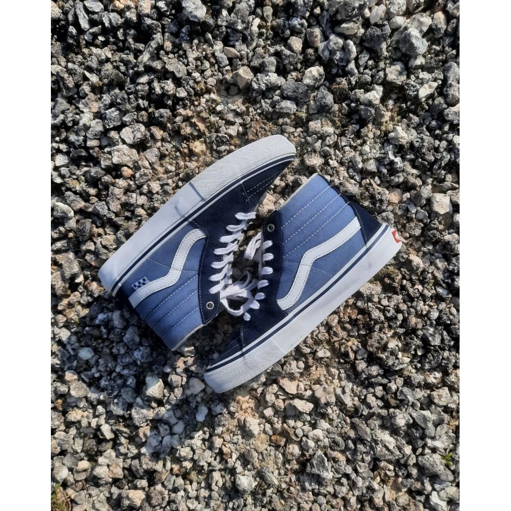 Vans Skate Sk8 Hi Navy Resmi Pt Navya