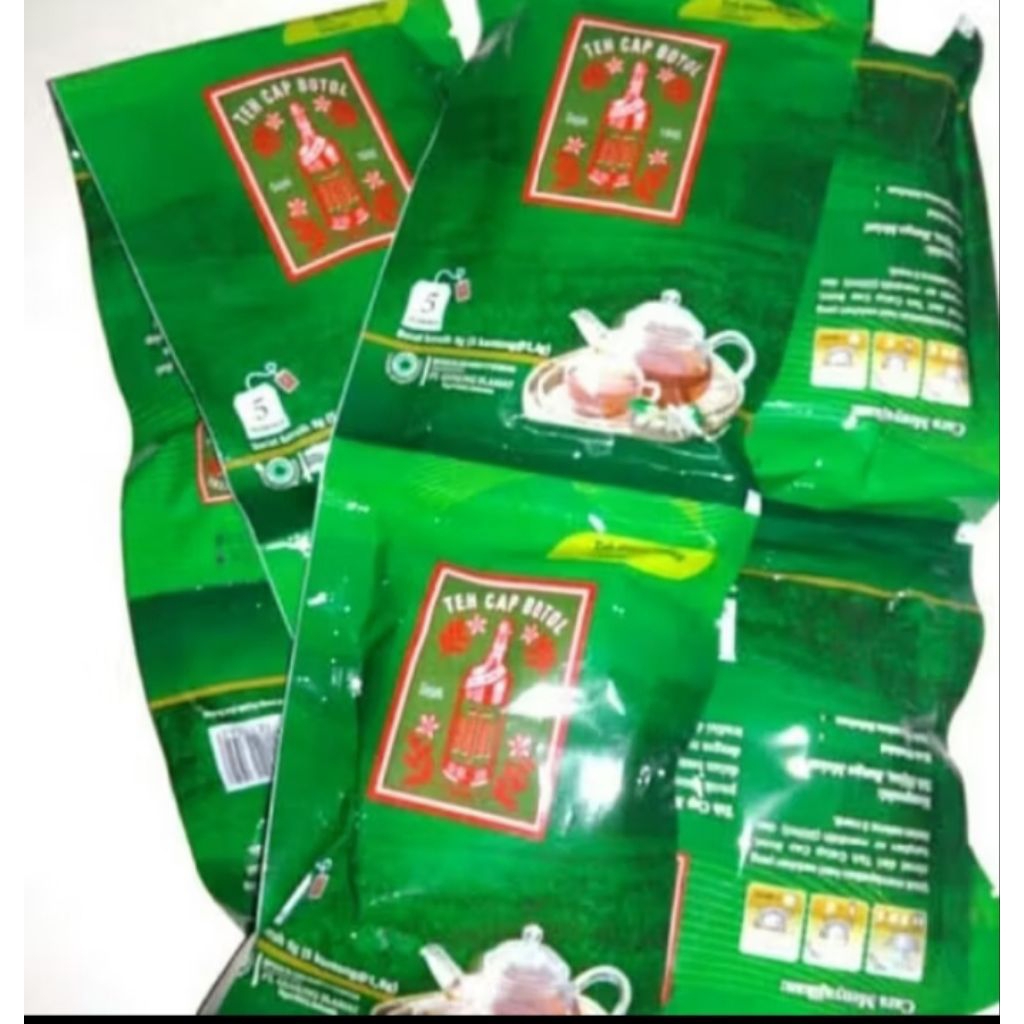 

Teh Hijau Cap Botol satu renceng isi 10 sachet Rasa Melati –Teh Celup Wangi, Segar & Menenangkan