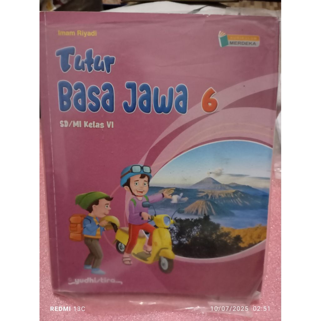 TUTUR BAHASA JAWA SD/MI KLS 6 //KURIKULUM MERDEKA//PENERBIT YUDISTIRA//PRELOVED