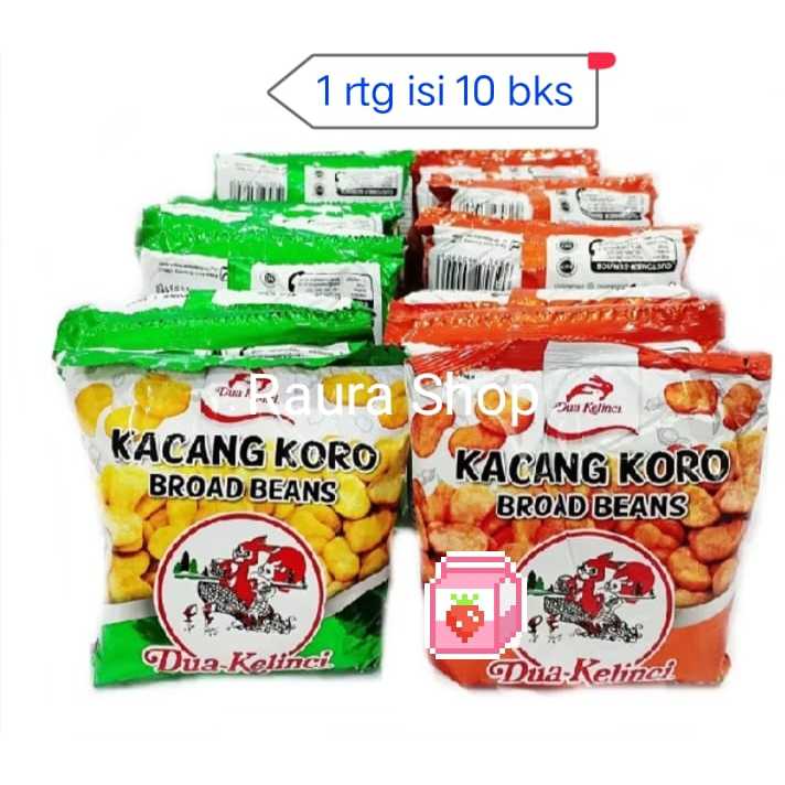 

Kacang Koro 2 Kelinci Serenteng Isi 10 Gram - Kacang Koro Original