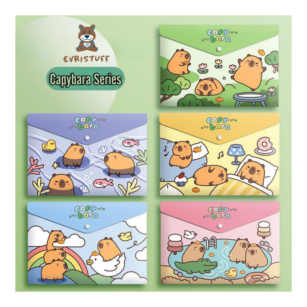 

Map Folio A4 File Sekolah Kartun Plastik Murah