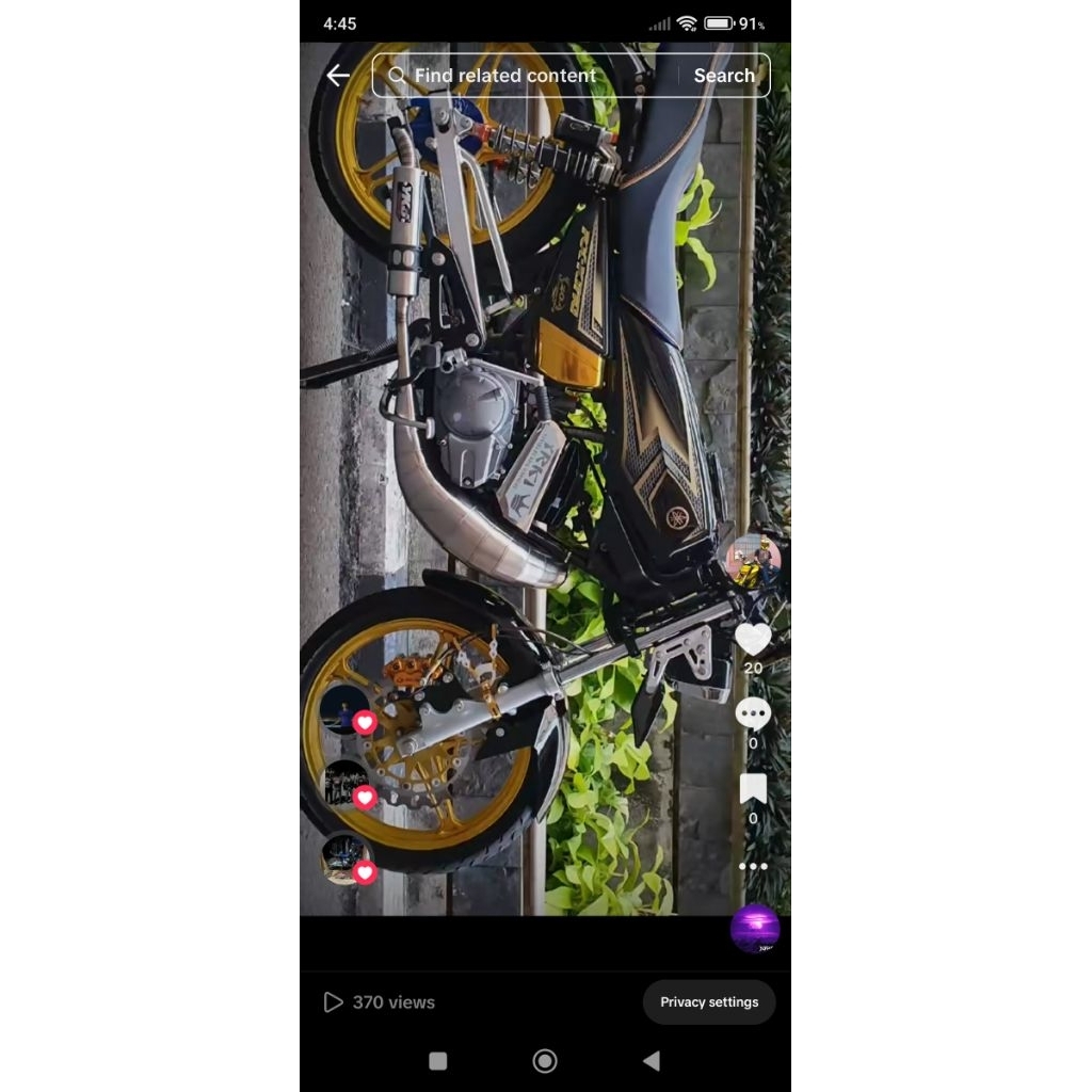 Knalpot rx king lobster stainless ykj silincer super garing