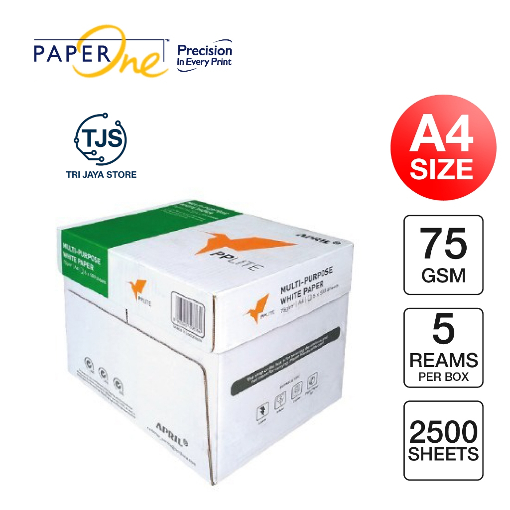 

Kertas HVS A4 PPLITE 75 gram / Box