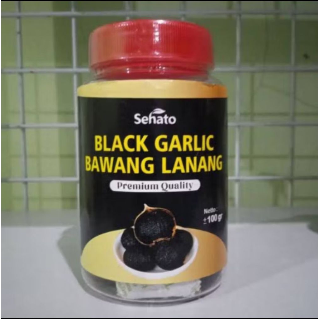 

Black Garlic Bawang Hitam Tunggal Lanang Premium Sehato 100 Gram
