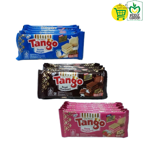 

Tango Wafer VANILLA DELIGHT/ROYAL CHOCOLATE/SASSY STRAWBERRY 35 gr - (HARGA 1 PACK )