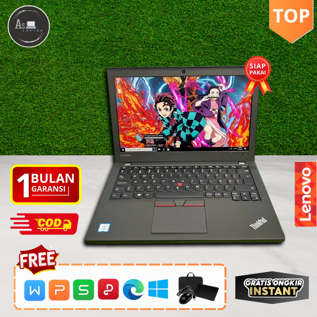 Laptop Lenovo Thinkpad X260 I5/I7 8 SSD 256 | Second Mulus Berkualitas dan Bergaransi