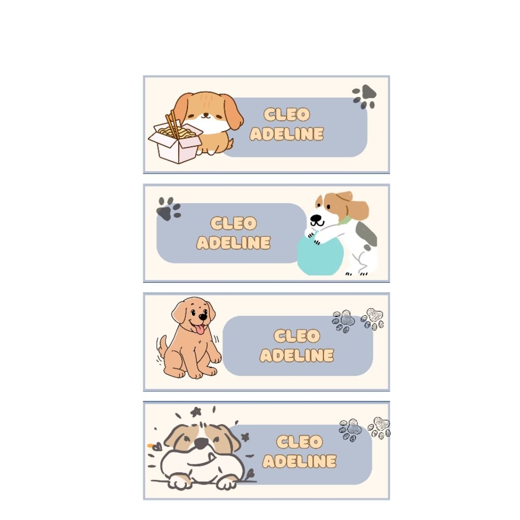 

DAPAT 80PC!! LABEL STICKER TERMURAHH