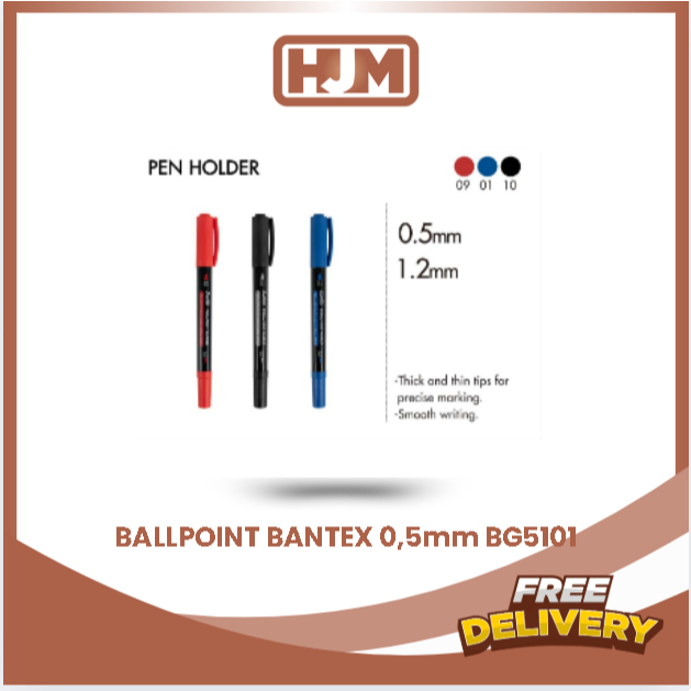

PEN HOLDER / BALPOINT BANTEX 0,5mm BG5101