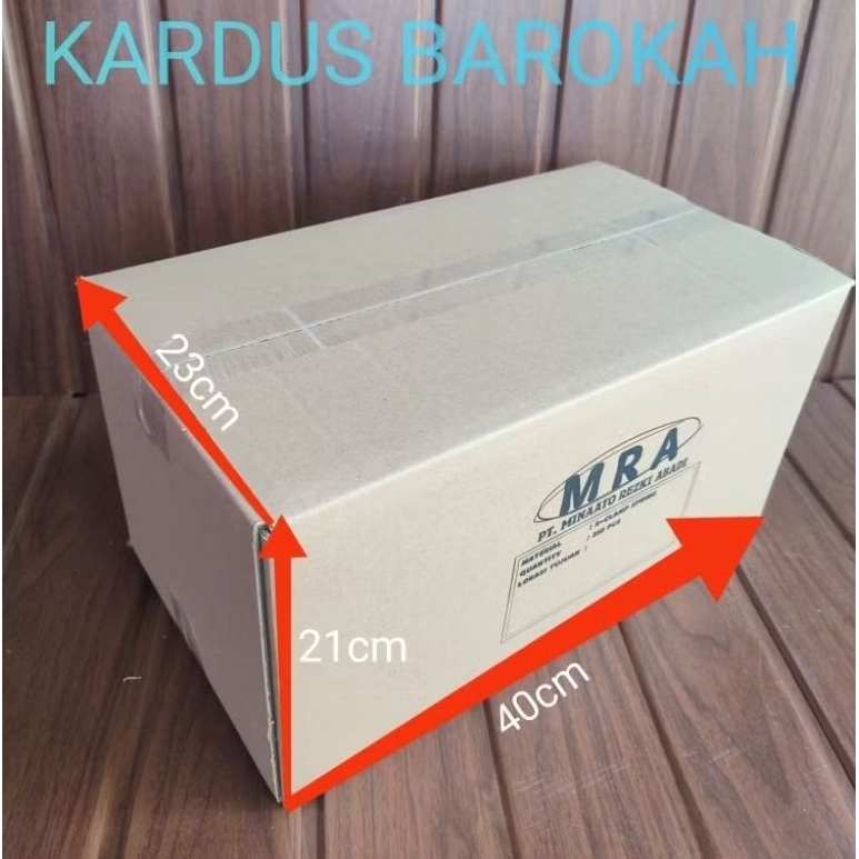 

KARDUS BARU BERMEREK 40cm x 23cm x 21cm Tebal 4mm Belum Pernah Pakai Double Wall Untuk Packing Paking Besar Dus Karton - Kardus Barokah