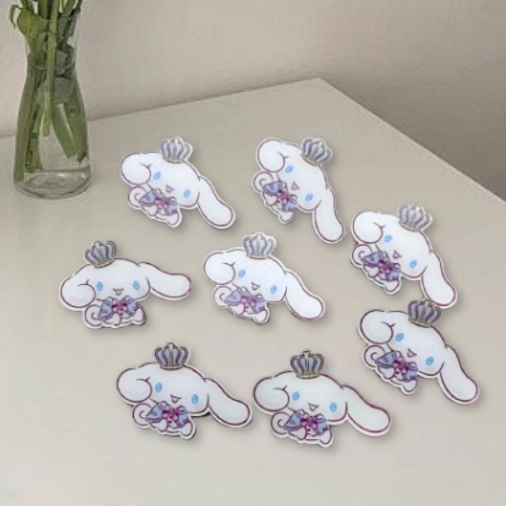 Bros Pin Cinamoroll Untuk Aksesoris Tas Totebag Aesthetic Dan Lucu Motif Cartoon Bros boneka kelinci