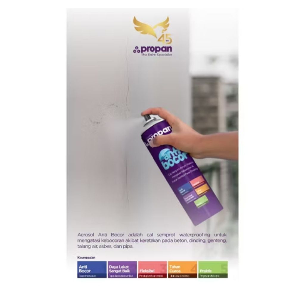Propan Aerosol Anti Bocor 600 ML Cat Semprot Anti Bocor