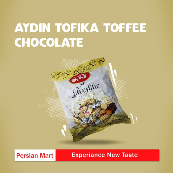 

Aydin Twofika Chocolate Toffie – Premium Iranian Chocolate Toffee Candy