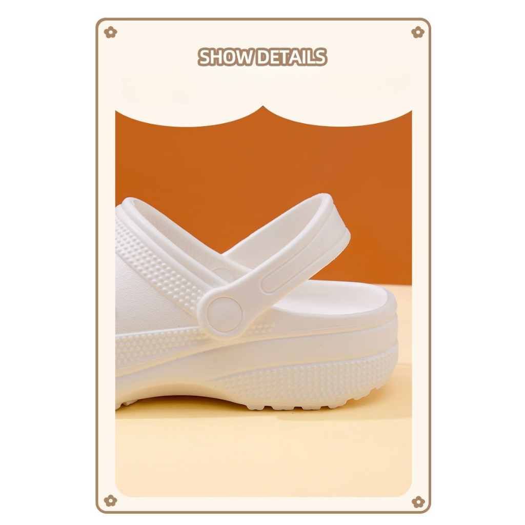 PENGIRIMAN CEPAT KOMIN SANDAL KODOK SEPATU KARET WANITA WEDGES WANITA SANDAL PESTA WANITA SANDAL