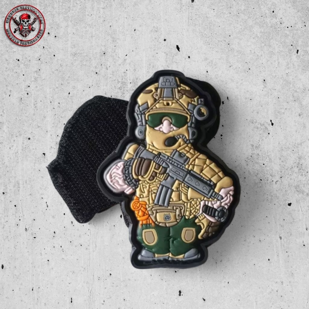 Patch Rubber 3D Mario warior | Patch 3D warior Mario