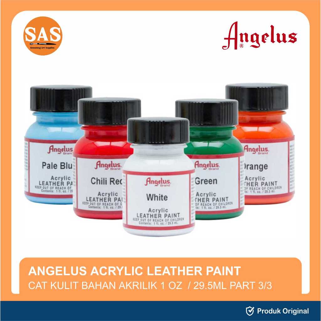 

Angelus - Acrylic Leather Paint - Cat Sepatu Kulit - Cat Akrilik 1oz 29.5ml - SAS Part 3/3