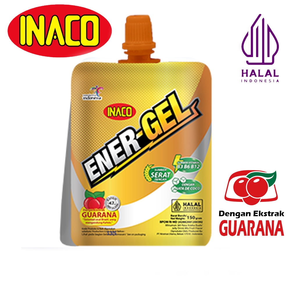 

Inaco Energel 150gr Minuman Energi dengan Guarana Kafein