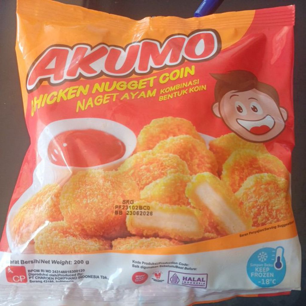 

Akumo chicken nugget coin 200 gr