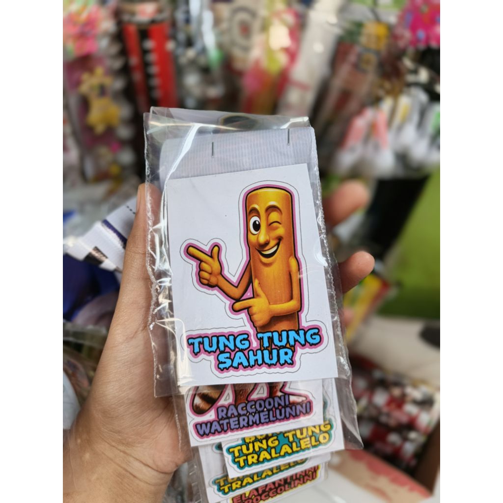 

stiker anomali tung tung sahur murah bisa dijual 1.000