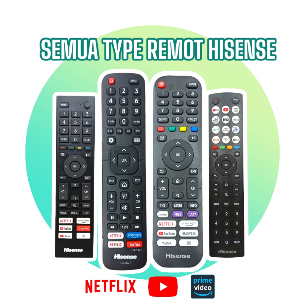 REMOTE / REMOT TV HISENSE