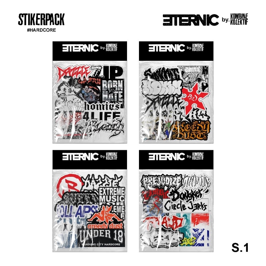 

Stikerpack Band Hardcore Series 1