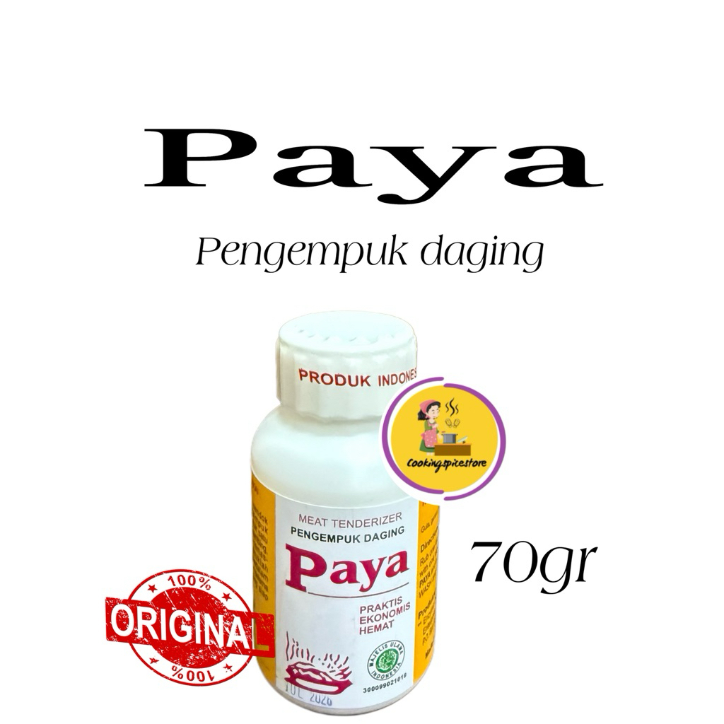 

Paya Meat Tenderizer pengempuk daging 70gr