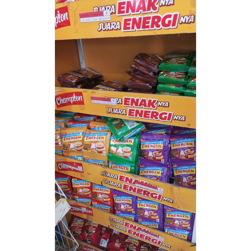 

[PalingMurah] ENERGEN Sereal&Susu Rasa Varian 1 renceng isi 10 pcs harga grosir