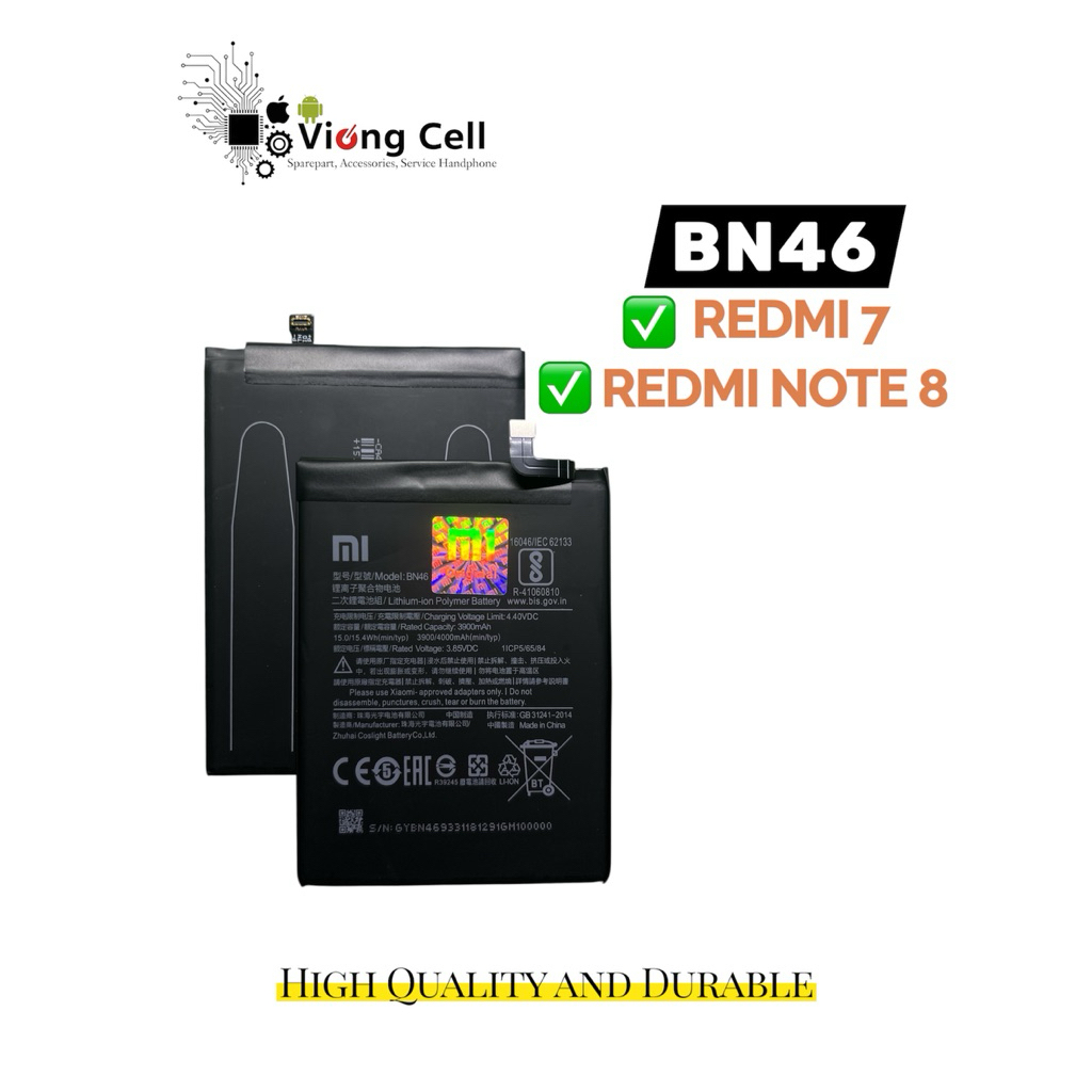 BATRE XIAOMI REDMI 7/REDMI NOTE 8 (BN46) ORIGINAL
