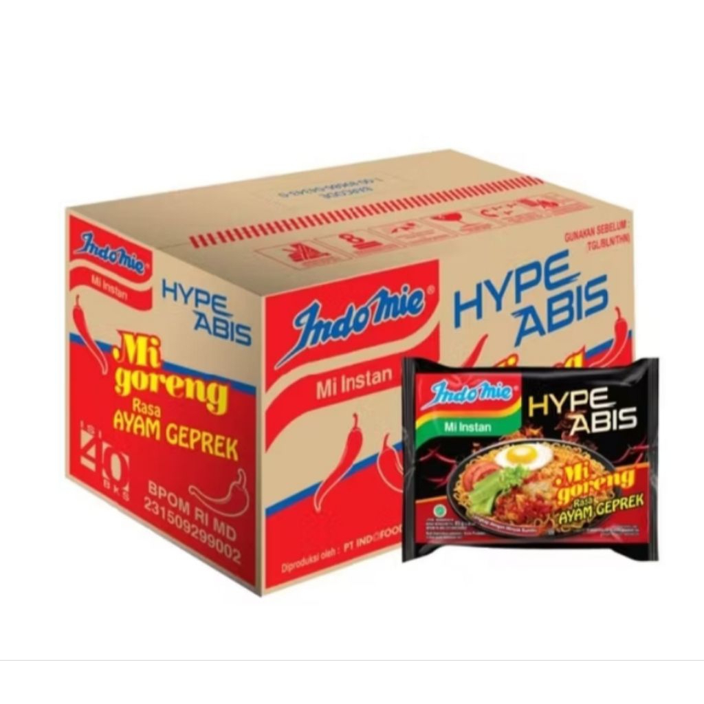 

indomie goreng ayam geprek