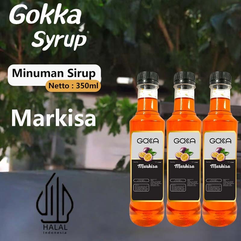 

GOKKA Syrup Minuman Sirup / Sirup Markisa / 350ml Sirup