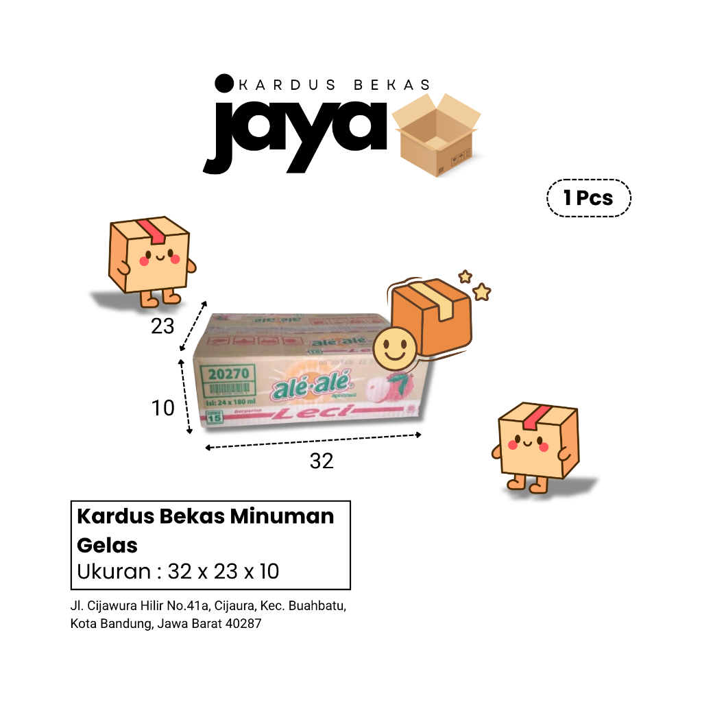 

Kardus Bekas Minuman Gelas | Cocok untuk Packing Barang | Harga Murah | 1 Pcs