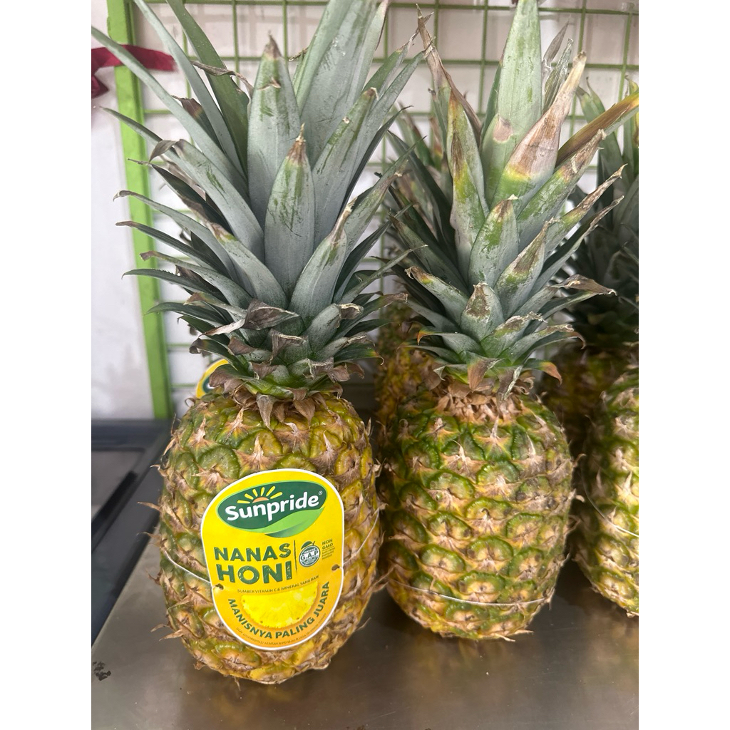 

besar / jumbo buah nanas madu sunpride nanas per pcs manis