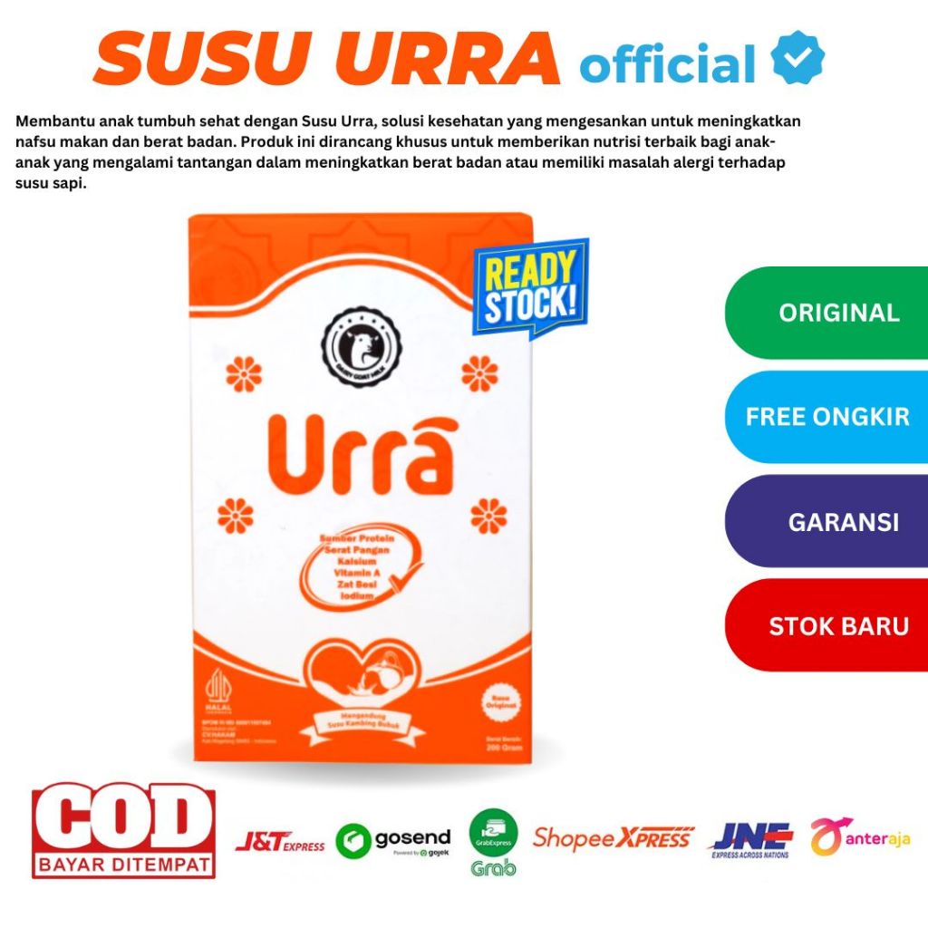 

Susu Kambing Urra Original - Penambah Berat Badan, Nafsu Makan, dan Tinggi Badan Anak dan Dewasa