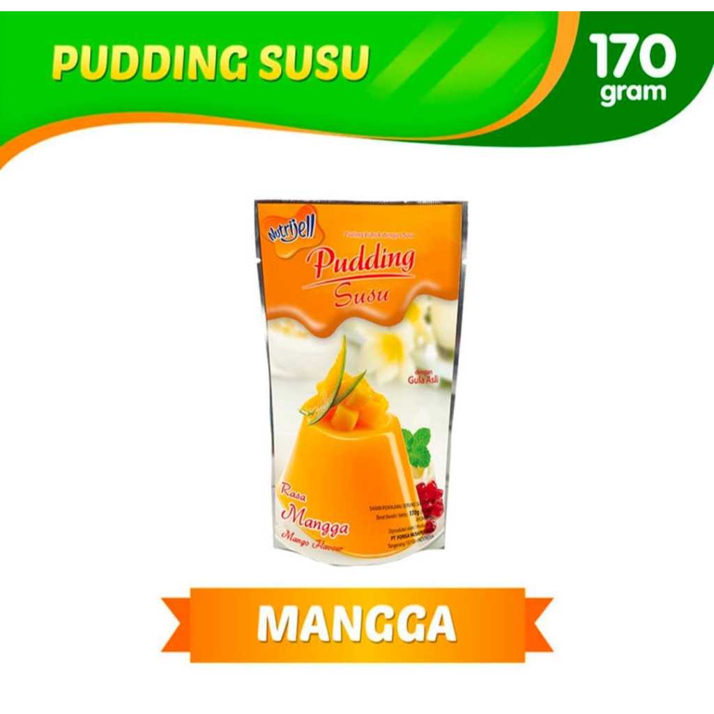 

Pudding Susu Rasa Mangga Nutrijell 170 Gram Enak dan Lembut