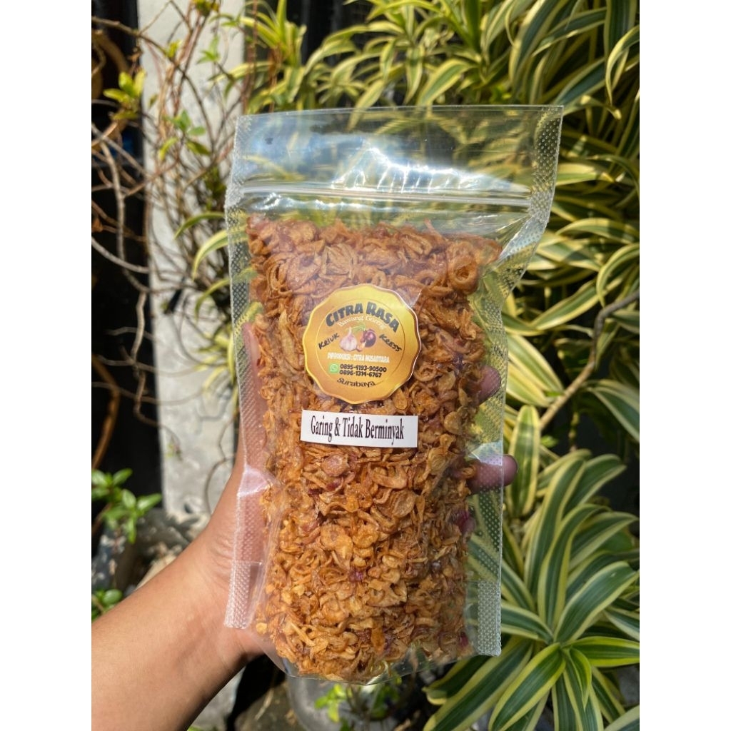

Bawang Merah Goreng 100gr ( Garing & Tidak Berminyak )