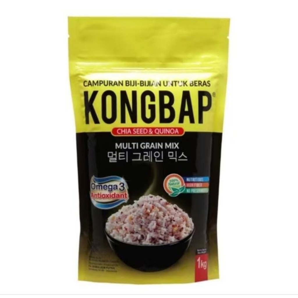 

Kongbab Beras Multi Grain Mix Chiaseed & Quinoa 1000g