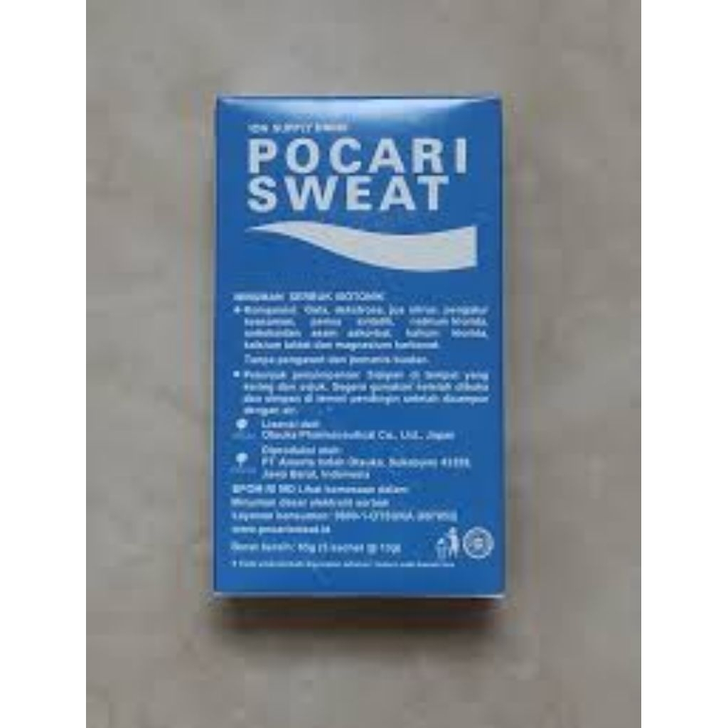 

pocari sweat sachet 13 gram gr 1 box isi 5 pcs