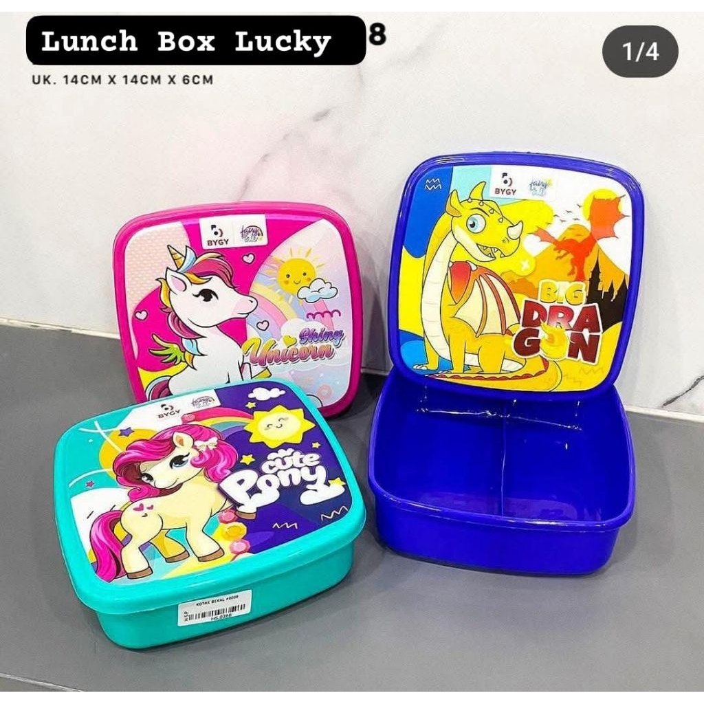 [COD] Lunch box lucky tempat makan murah