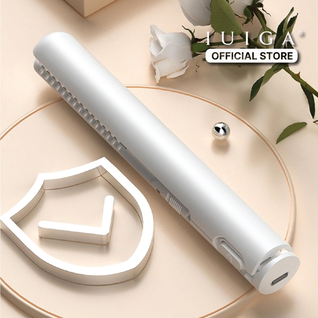 IUIGA Mini Curling Wand - Catokan Curly Mini Alat Penggulung Rambut Portable