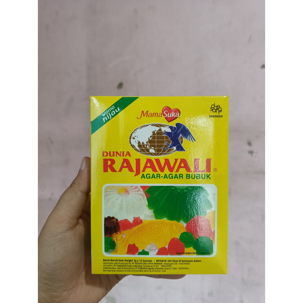 

Agar-Agar Dunia Rajawali 7gr (1 box 24pcs)