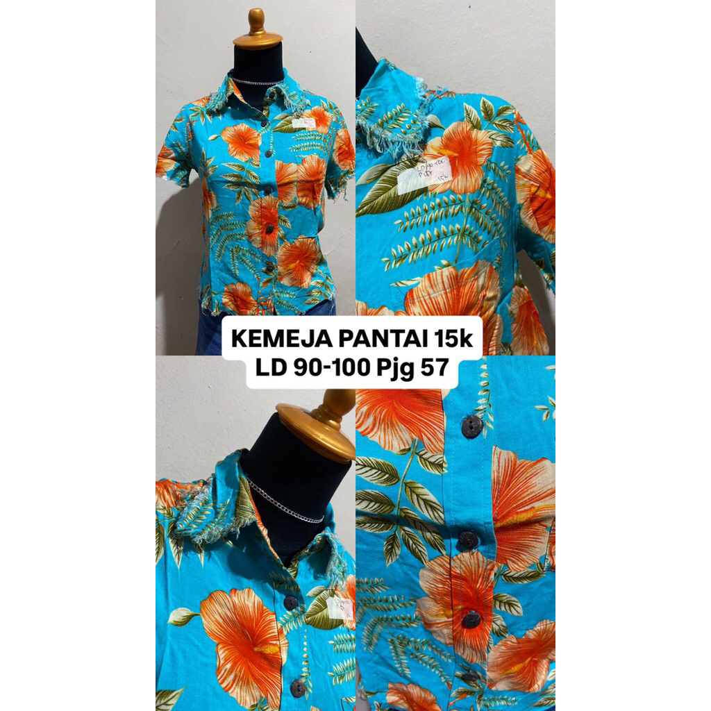 PRELOVED KEMEJA PANTAI