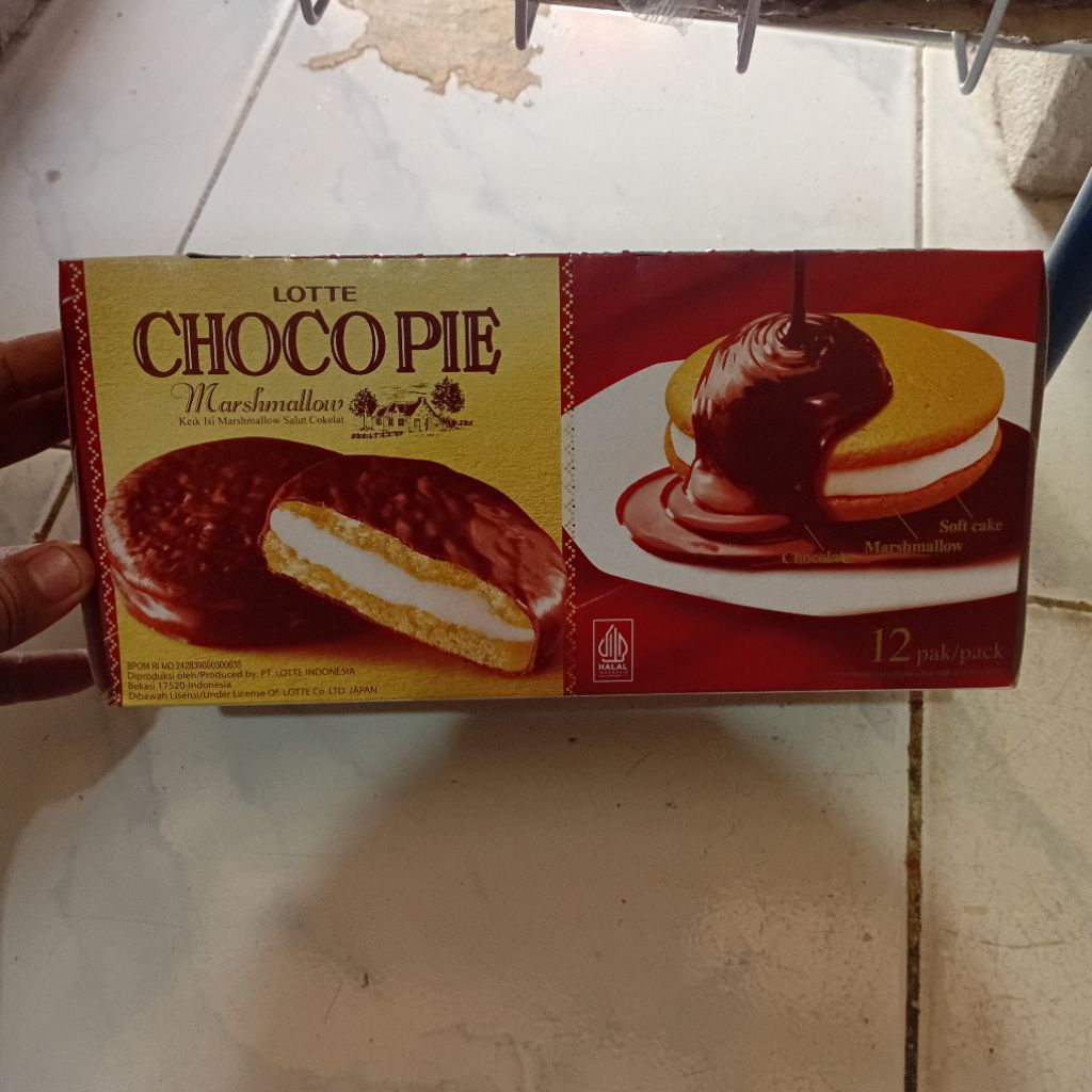 

1 PAK CHOCOPIE MARSHMALLOW COKLAT