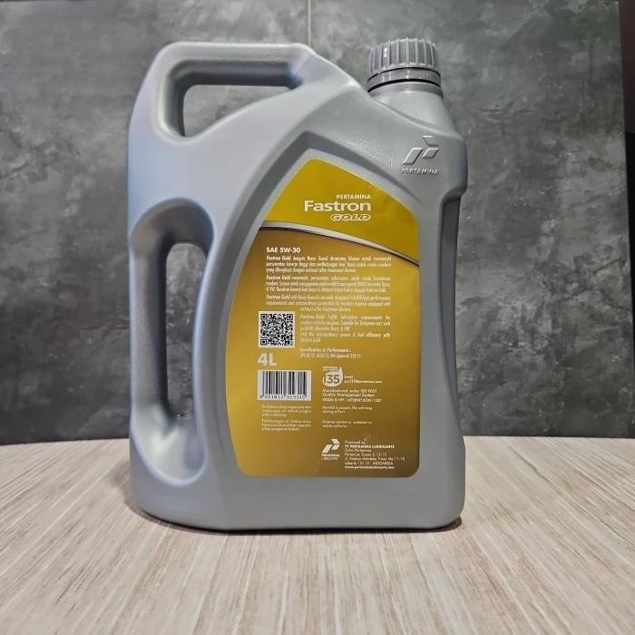 Oli Mobil Pertamina Fastron Gold 5w-30 4 Liter/1 Galon Otomotif Kendaraan Roda Empat Mobil
