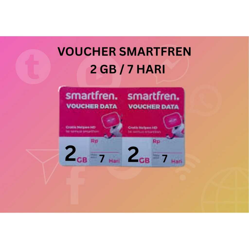 voucher Kuota Smartfren 2GB / 7 Hari