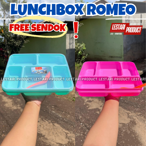 (1 Pcs) Lunchbox besar YoyoStar | Tempat Makan || Misting Skat Romeo Yoyo Star || Misting Skat | Bis
