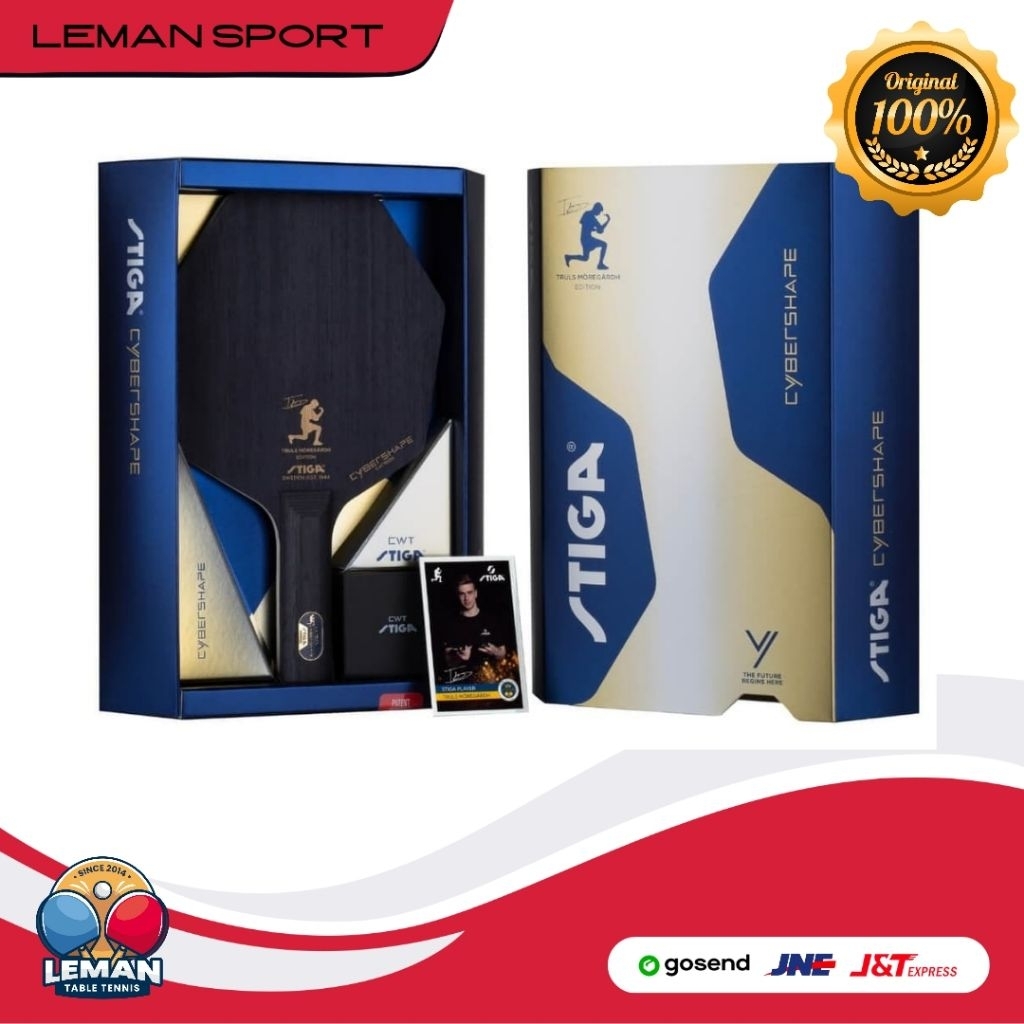 Kayu Bet Stiga Cybershape Carbon CWT Truls / Bet Pingpong Tenis Meja