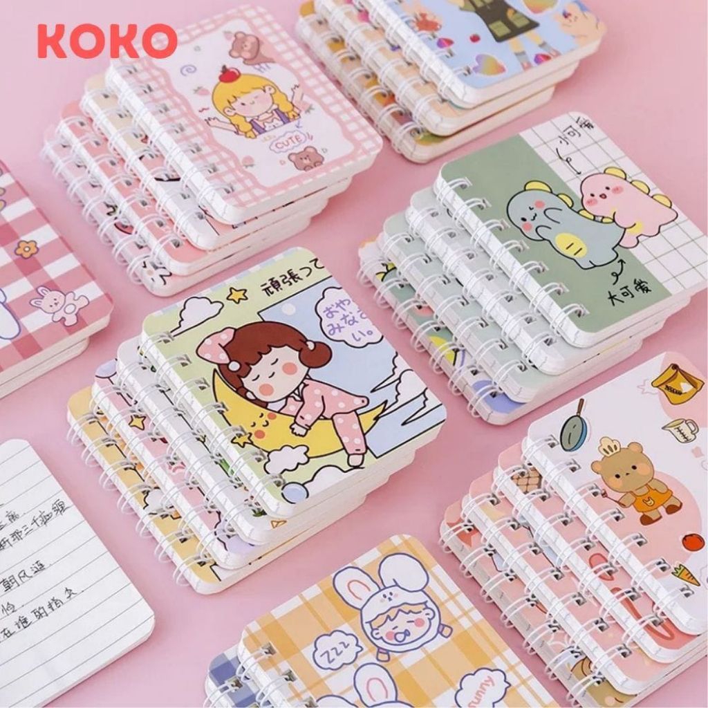 

1PCS Mini Book Theme - Buku kecil anak anak motif lucu Uk A7 - Buku catatan notes
