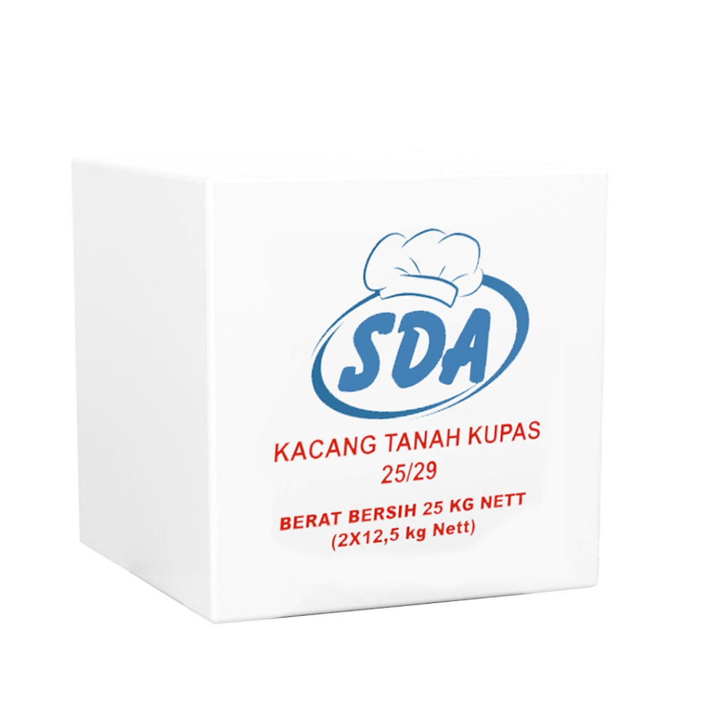 

Kacang Tanah Kupas SDA 25 kg