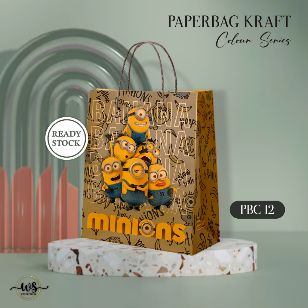 

[12 PCS] PAPER BAG MOTIF READY STOCK PAKET LUSINAN - TAS SOUVENIR PERNIKAHAN / ULTAH MOTIF PBC 12
