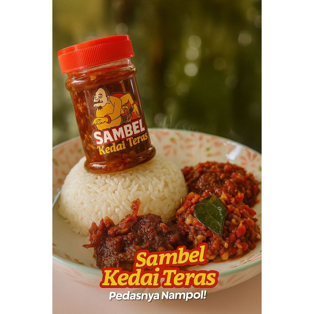 

sambel - sambal cumi siap saji enak kedai teras