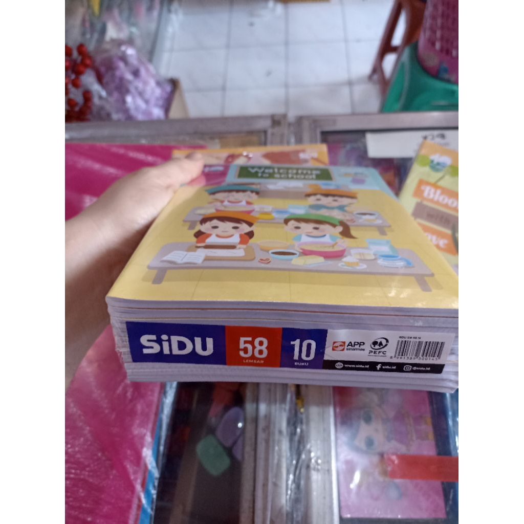

Buku tulis Sidu 58 lembar